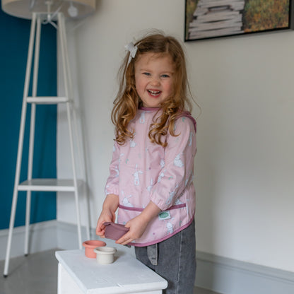 Coverall Feeding Bib Bunnies