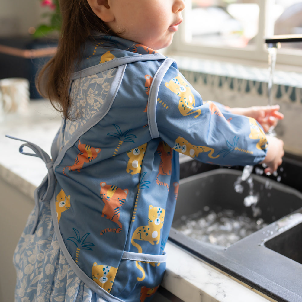 Coverall Feeding Bib Tigers and Leopards