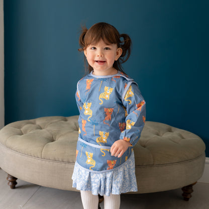 Coverall Feeding Bib Tigers and Leopards