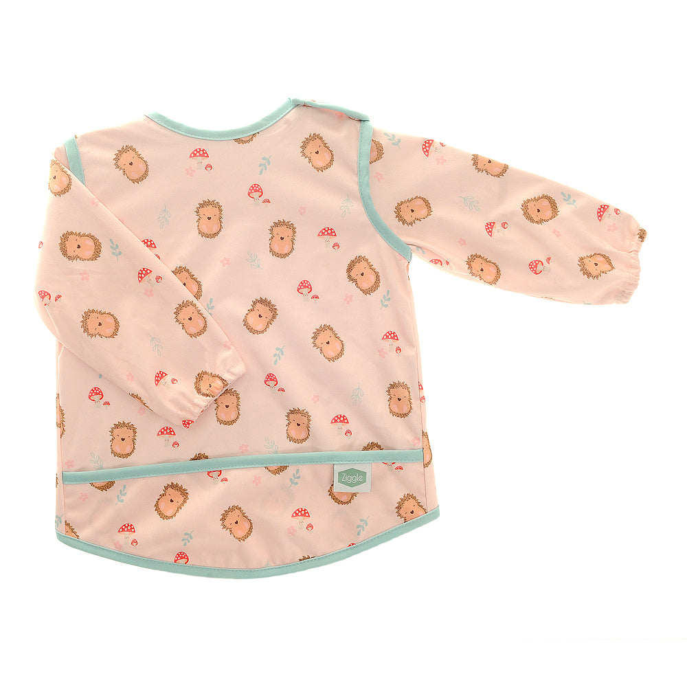 Coverall Feeding Bib Hedgehog