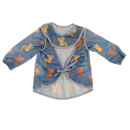 Coverall Feeding Bib Tigers and Leopards