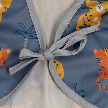 Coverall Feeding Bib Tigers and Leopards