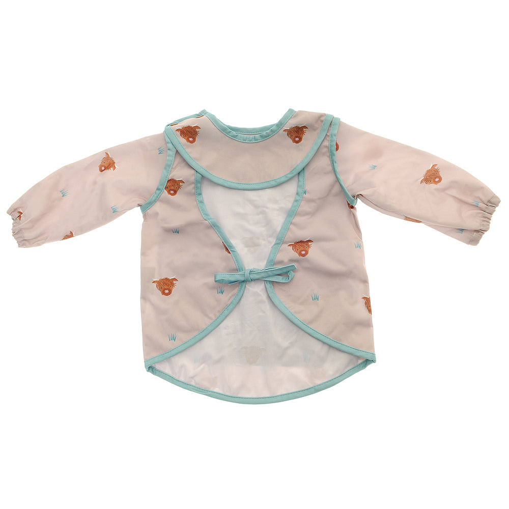 Coverall Feeding Bib Highland Cow