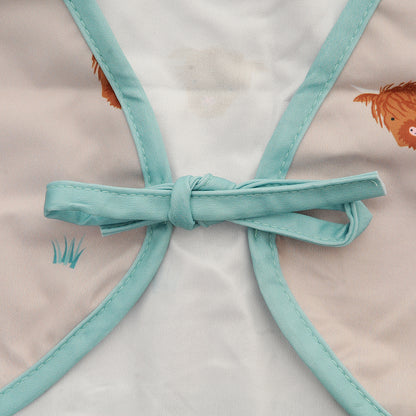 Coverall Feeding Bib Highland Cow