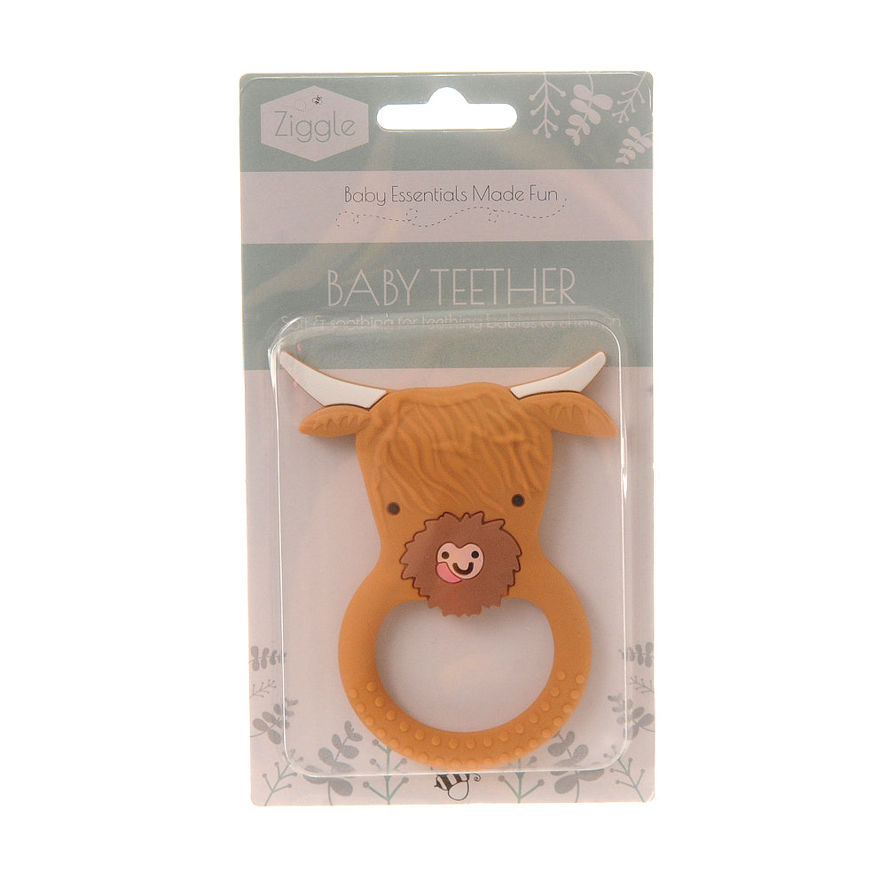 Highland Cow Teether Silicone
