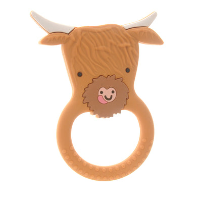 Highland Cow Teether Silicone