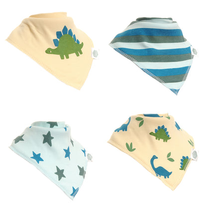Dino and Stars Bib Set