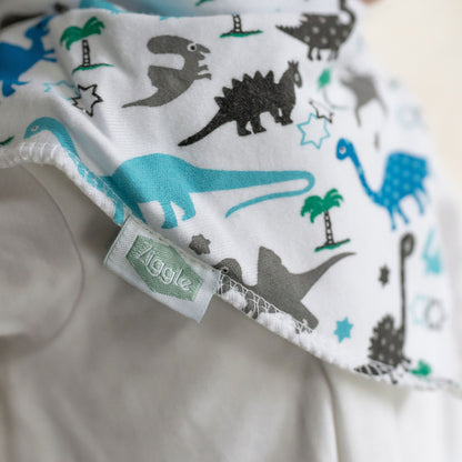 Uptown Dinosaur bib