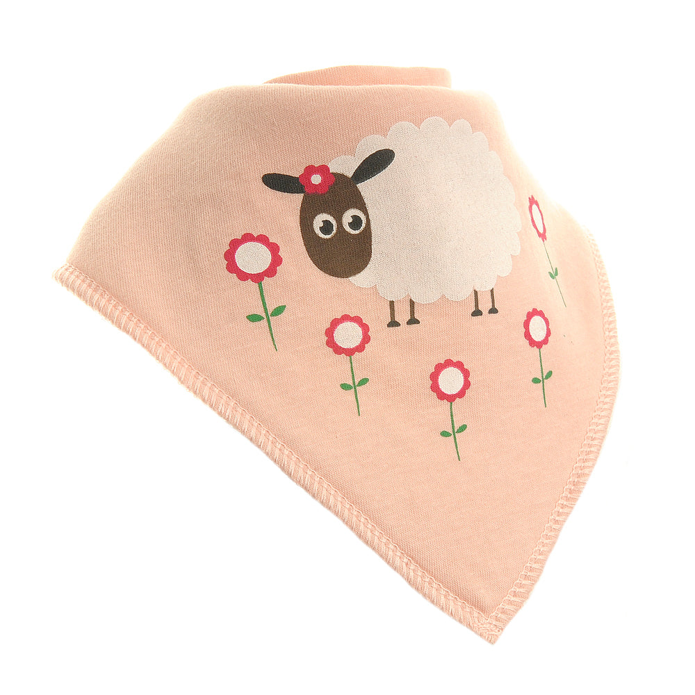 Cute Pink Sheep Bib ziggle