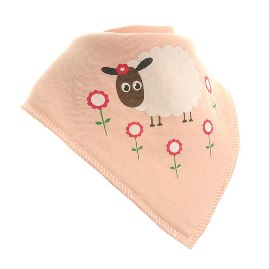 Cute Pink Sheep Bib ziggle