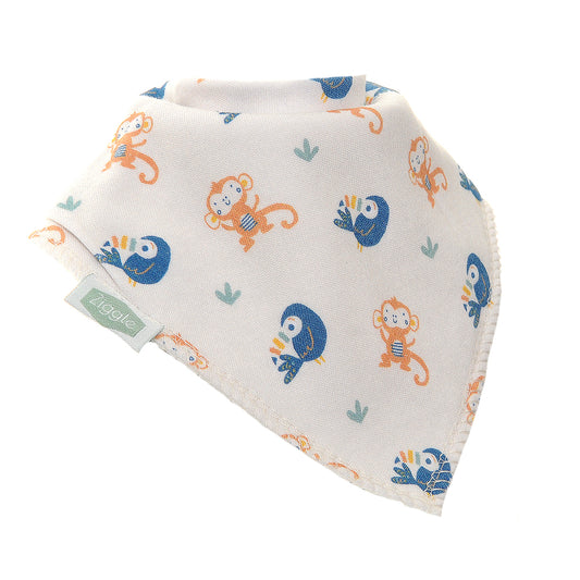 Monkeys and Toucans bib