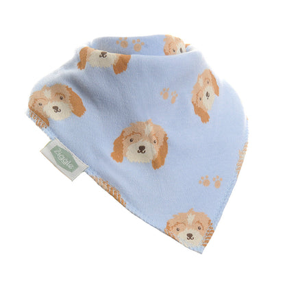 Cockapoo puppy print bib Ziggle