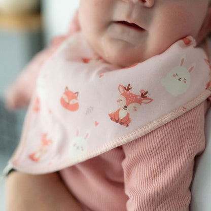 Dream woodland animals dribble bib Ziggle