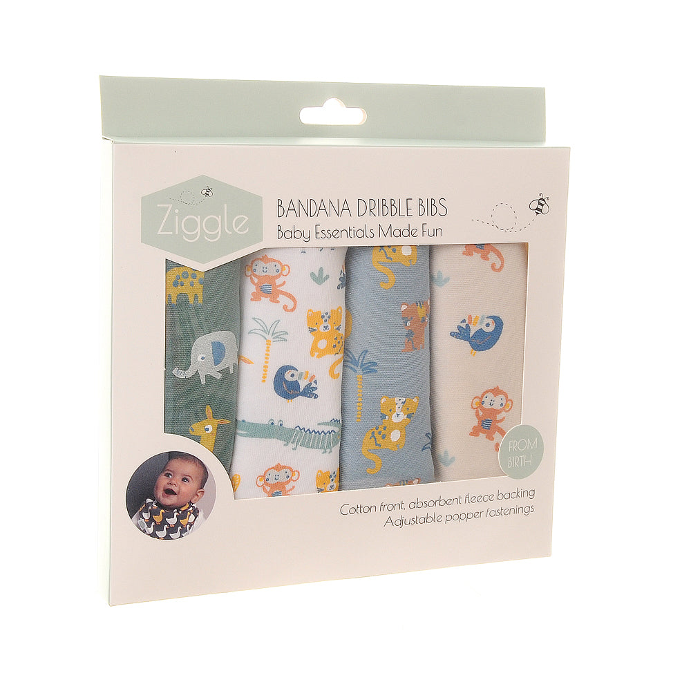 Savanna Animals Bib Set