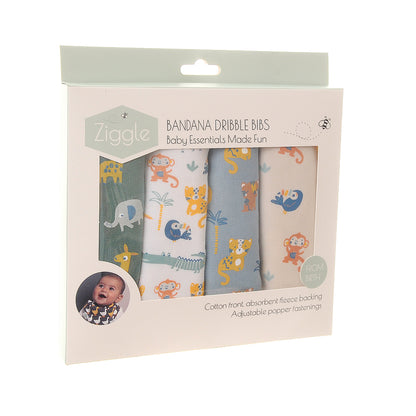 Savanna Animals Bib Set