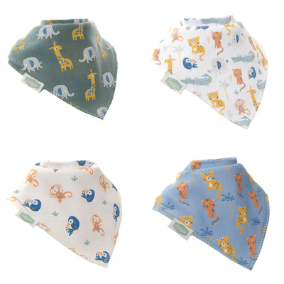Savanna Animals Bib Set