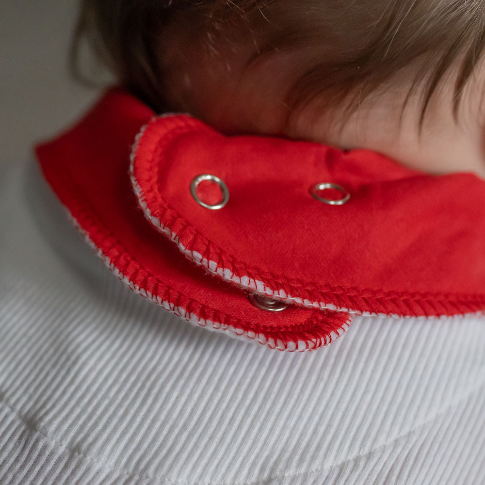 Red L'il Pudding Christmas Bib ziggle