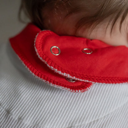 Red L'il Pudding Christmas Bib ziggle