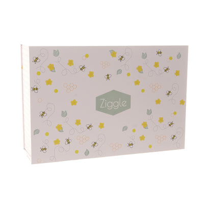 Ziggle Gift Box, Tissue Paper and Greeting Card