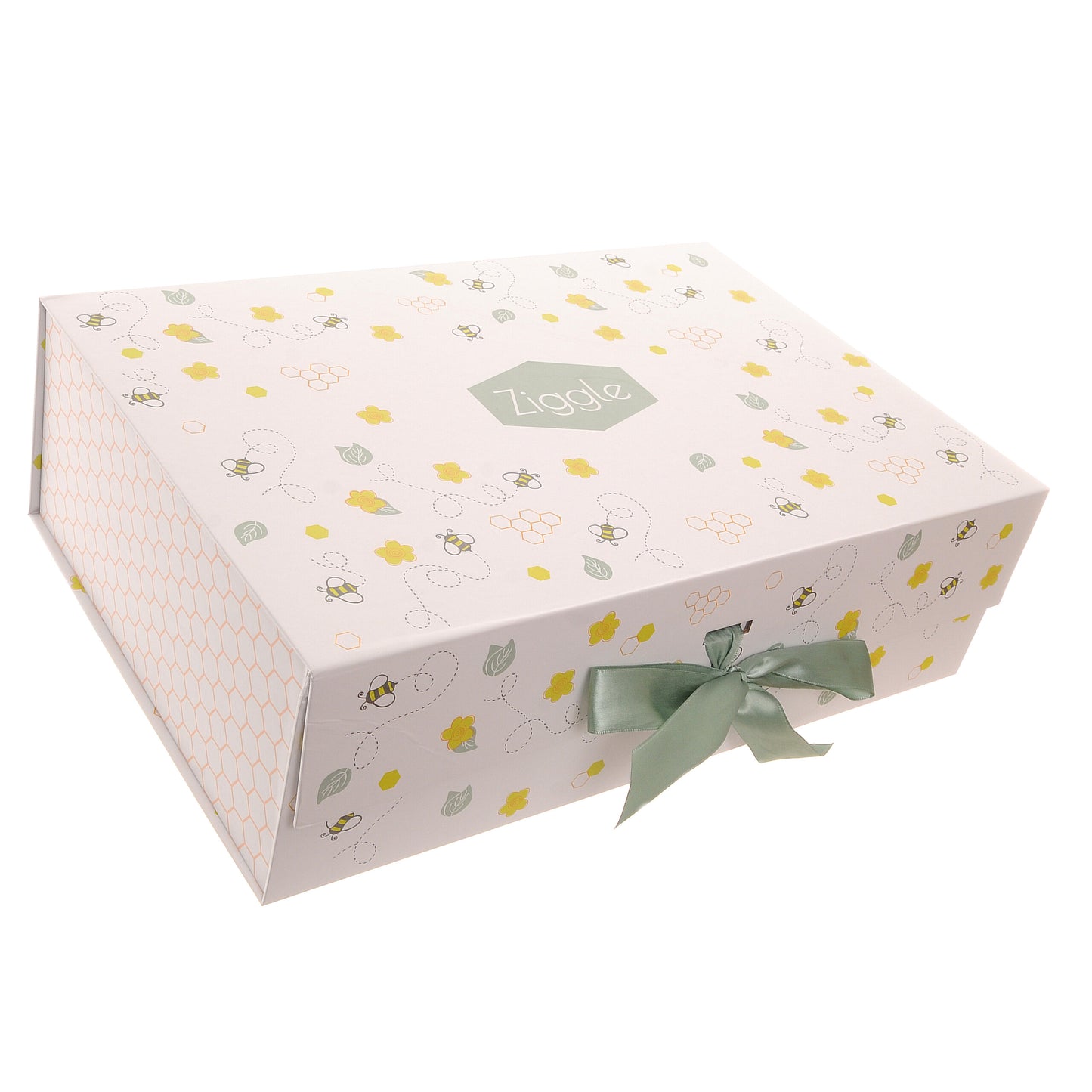 Ziggle Gift Box, Tissue Paper and Greeting Card