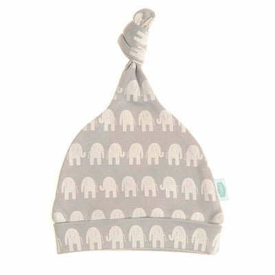 Grey With White Elephants Hat