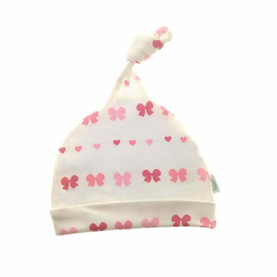 Hearts and Bows Cotton Hat