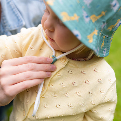 Giraffe and Elephant Sun Hat