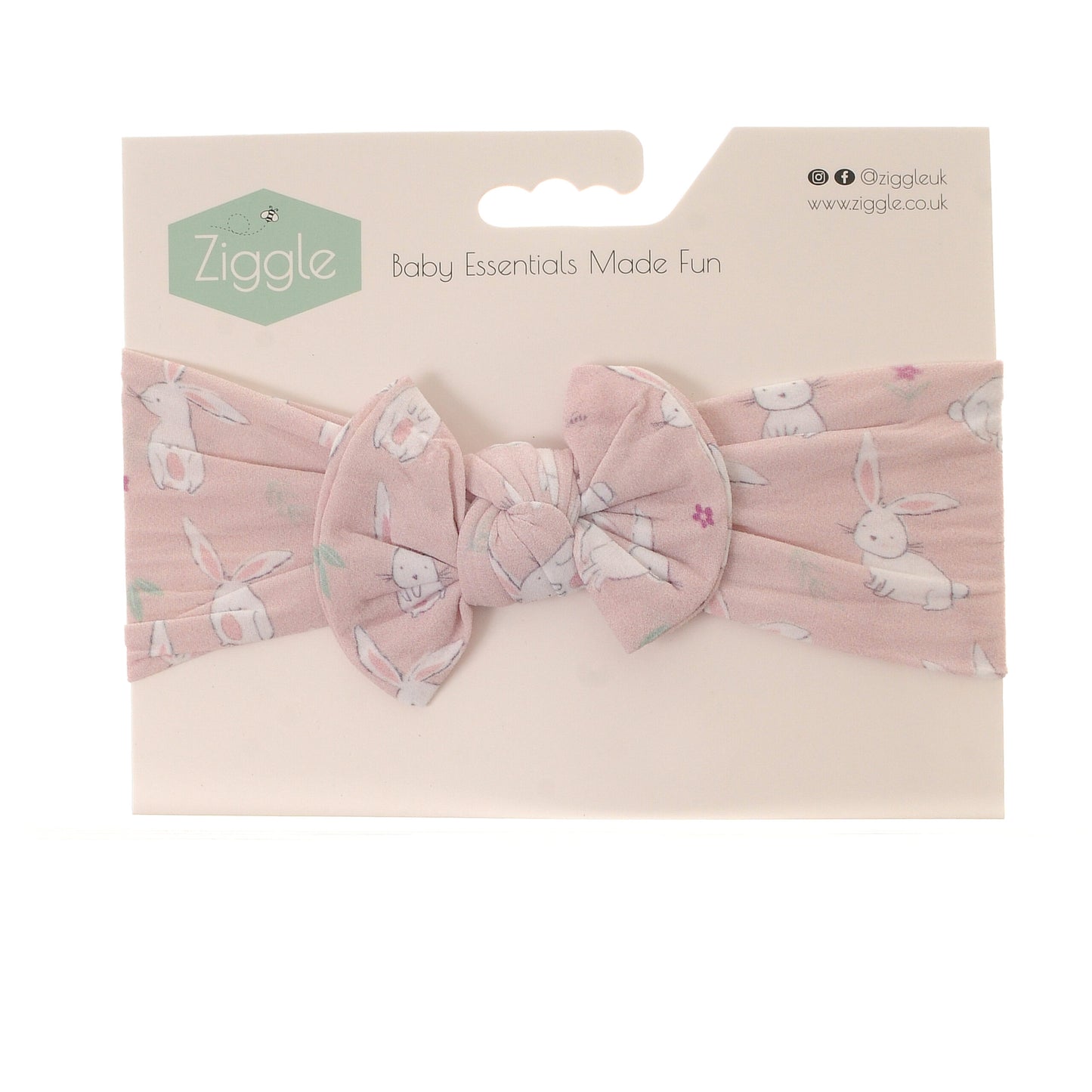 Bunnies Top Bow Turban Headband