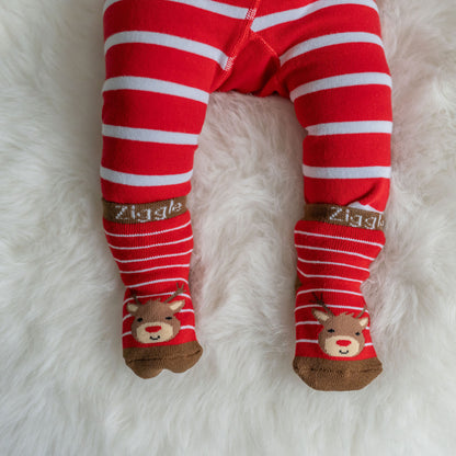 Reindeer and Pudding Sock Set