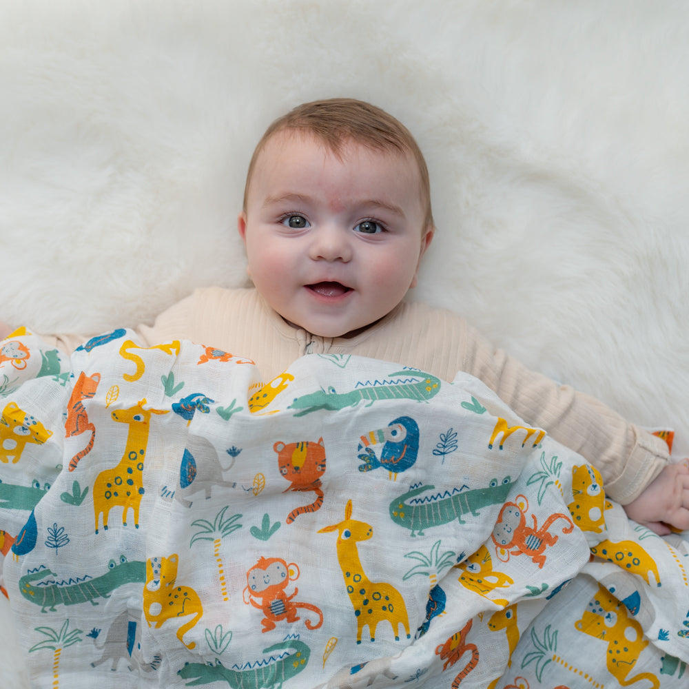 Savanna Animals Swaddle