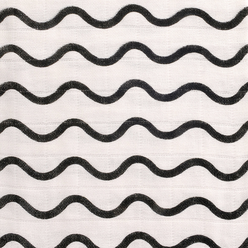 Black and White Single Muslin