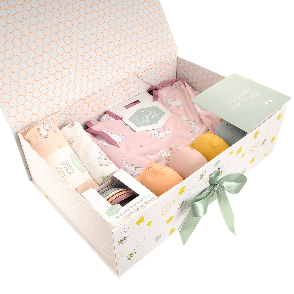 "Let's Get Messy" Bunnies Play Kit Hamper Ziggle