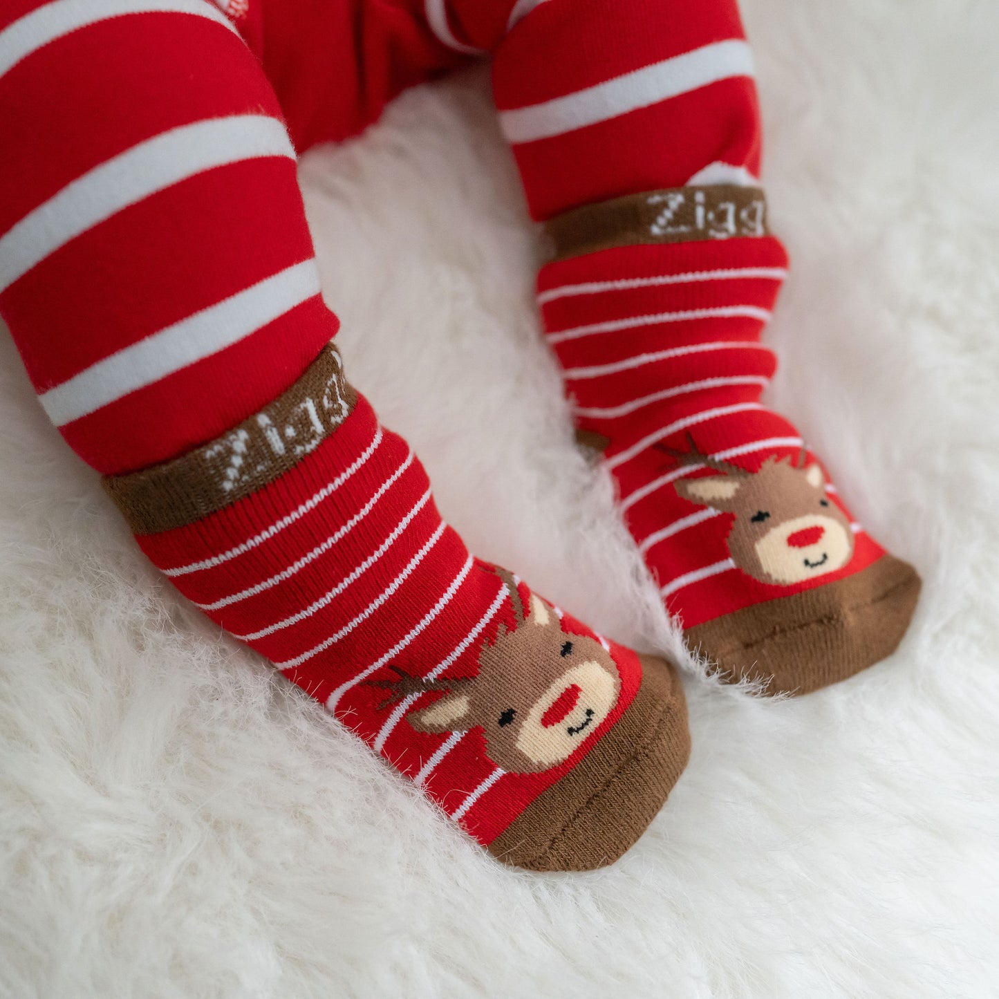 Reindeer and Pudding Sock Set