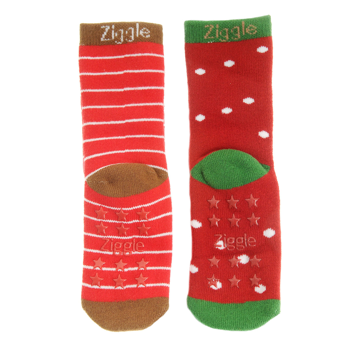 Reindeer and Pudding Sock Set ziggle