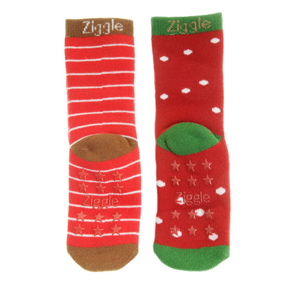 Reindeer and Pudding Sock Set ziggle
