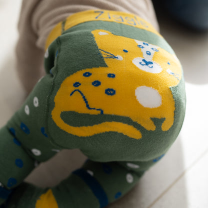 Savanna Leopard Leggings and Socks Set