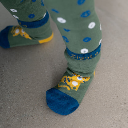 Savanna Leopard Leggings and Socks Set