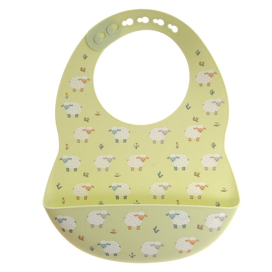 Sheep silicone catch it bib Ziggle