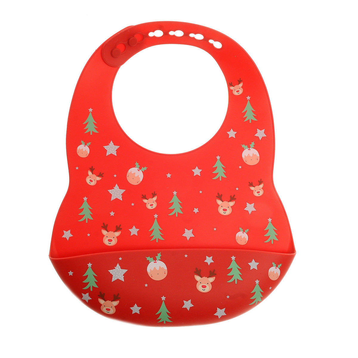 Christmas Silicone Catch-It Bib Ziggle
