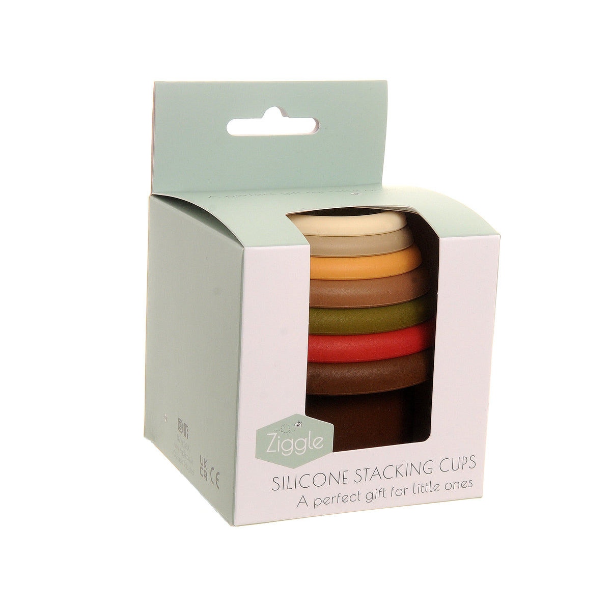 Christmas Stacking Cups Silicone ziggle