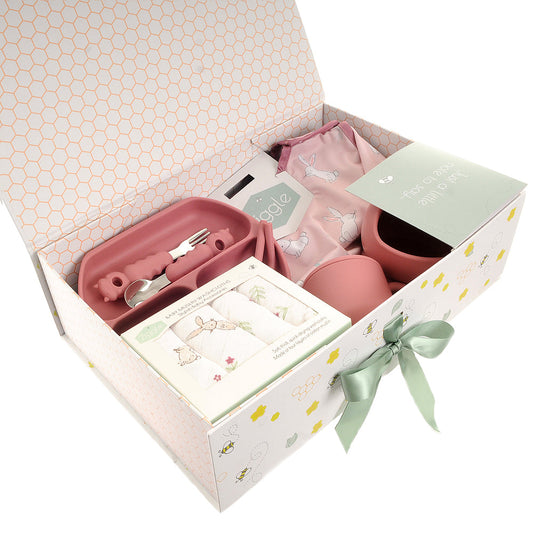 The "Sticky Fingers & Sweet Snuggles" Bunnies Cleanup Crew Hamper Ziggle