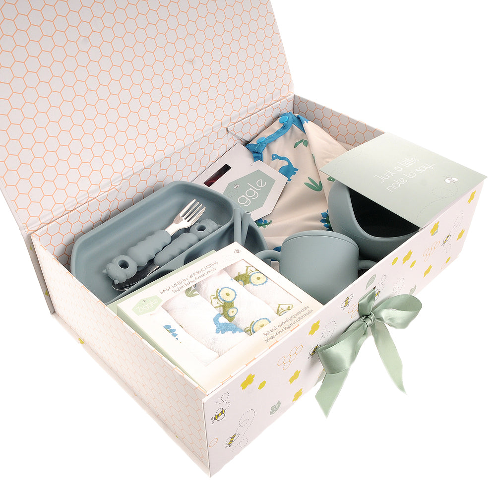 The "Sticky Fingers & Sweet Snuggles" Dinosaur Cleanup Crew Hamper