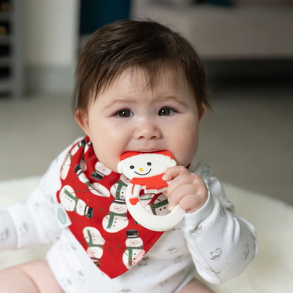 Snowman Teether Silicone