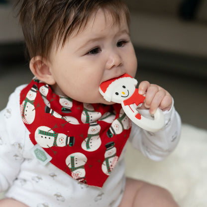 Snowman Teether Silicone