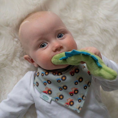 Dino Plush Baby Rattle Ziggle