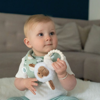 Sheep plush rattle Ziggle