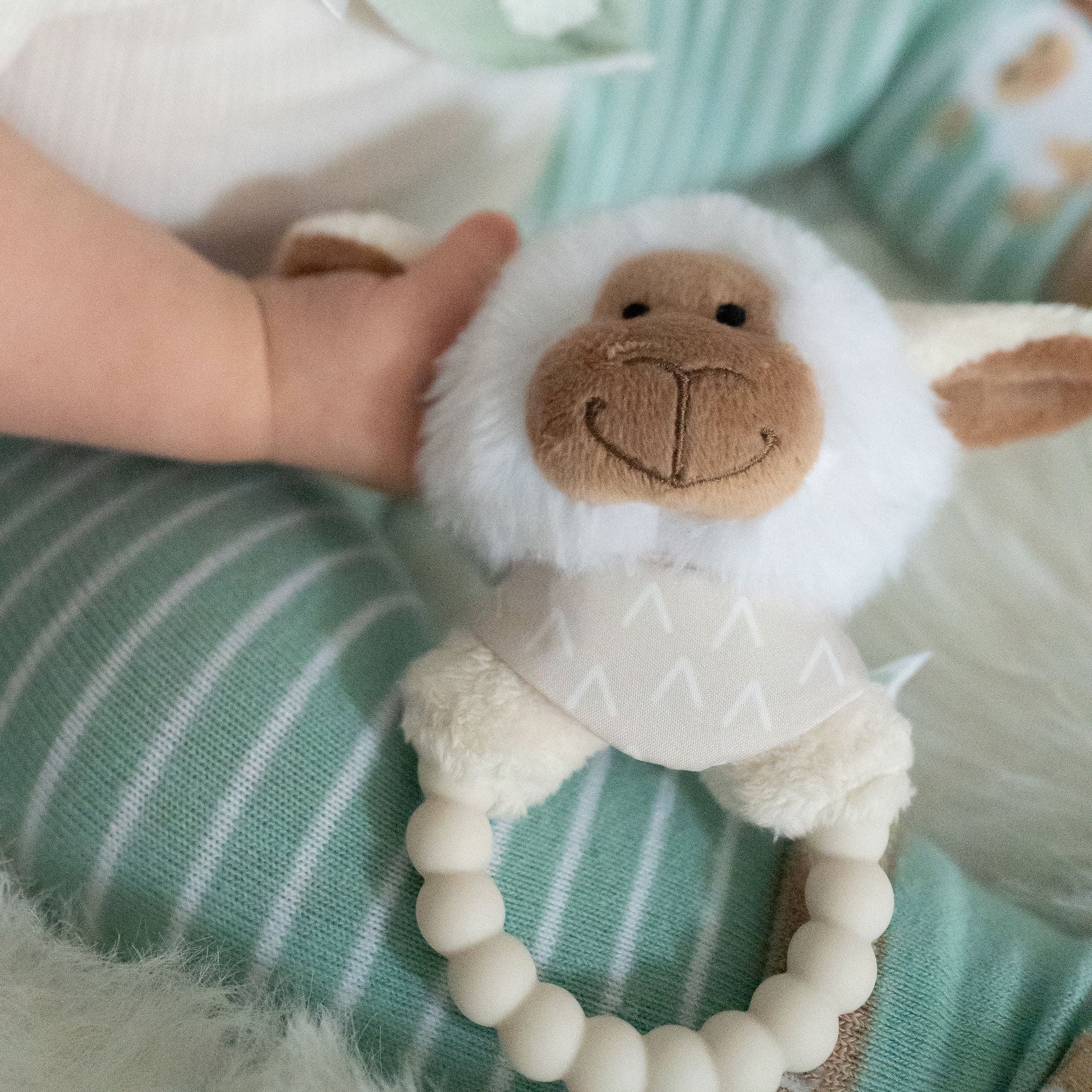 Sheep plush rattle Ziggle