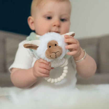 Sheep plush rattle Ziggle