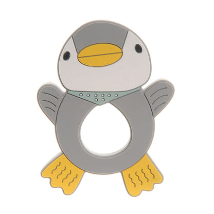 Penguin Teether Silicone Ziggle