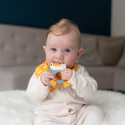 Penguin Teether Silicone Ziggle